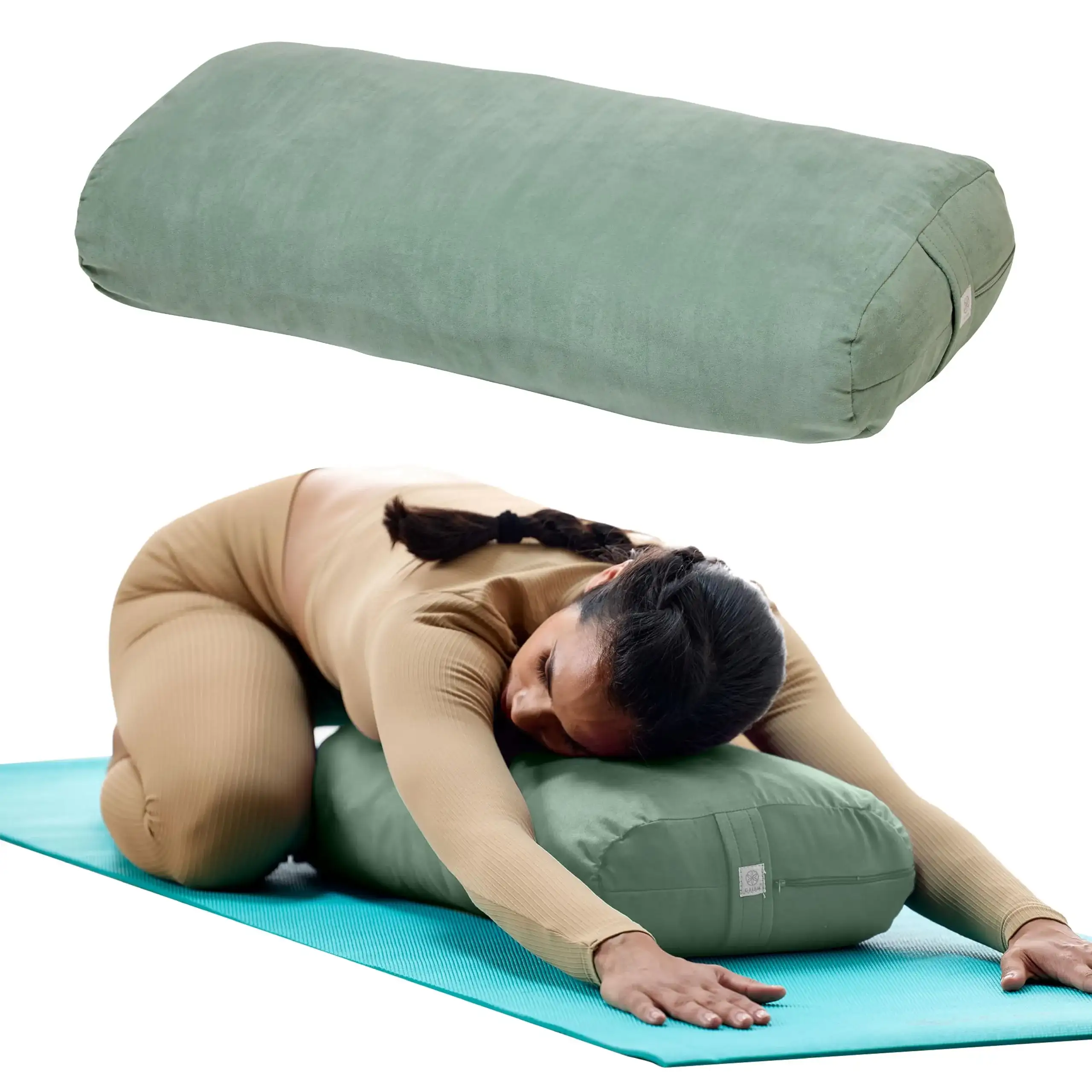 Gaiam yoga bolster pillow image 2