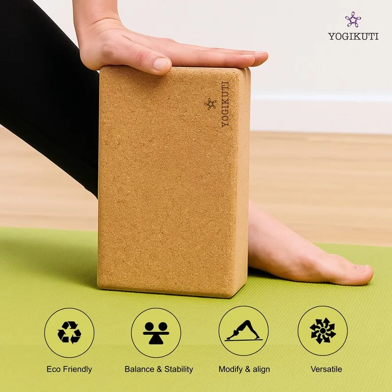 Iyengar cork yoga block image 3