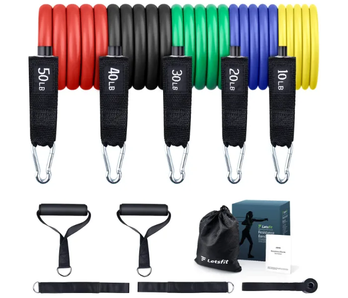 Letsfit resistance bands set image 2