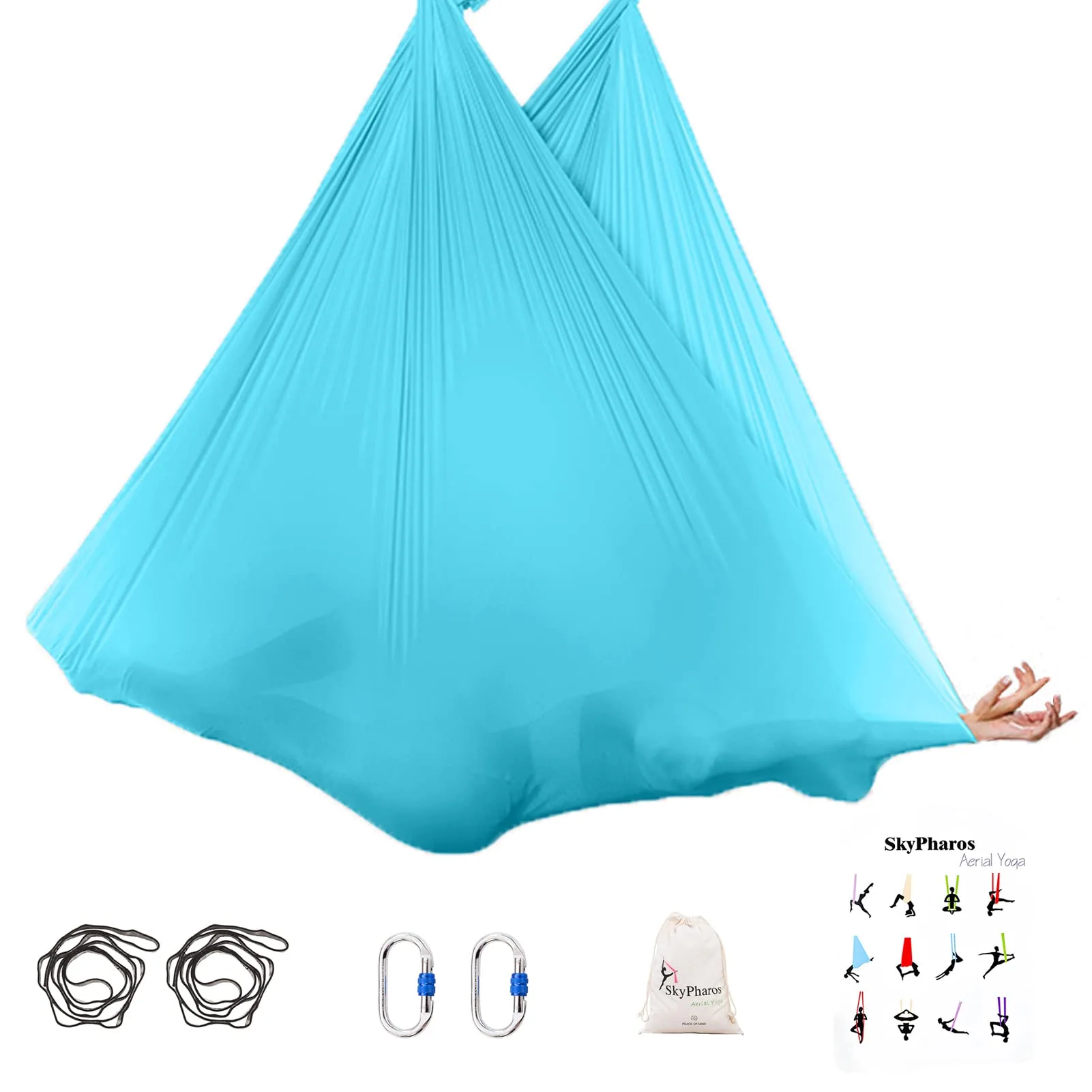 Node Fitness aerial yoga hammock image 3