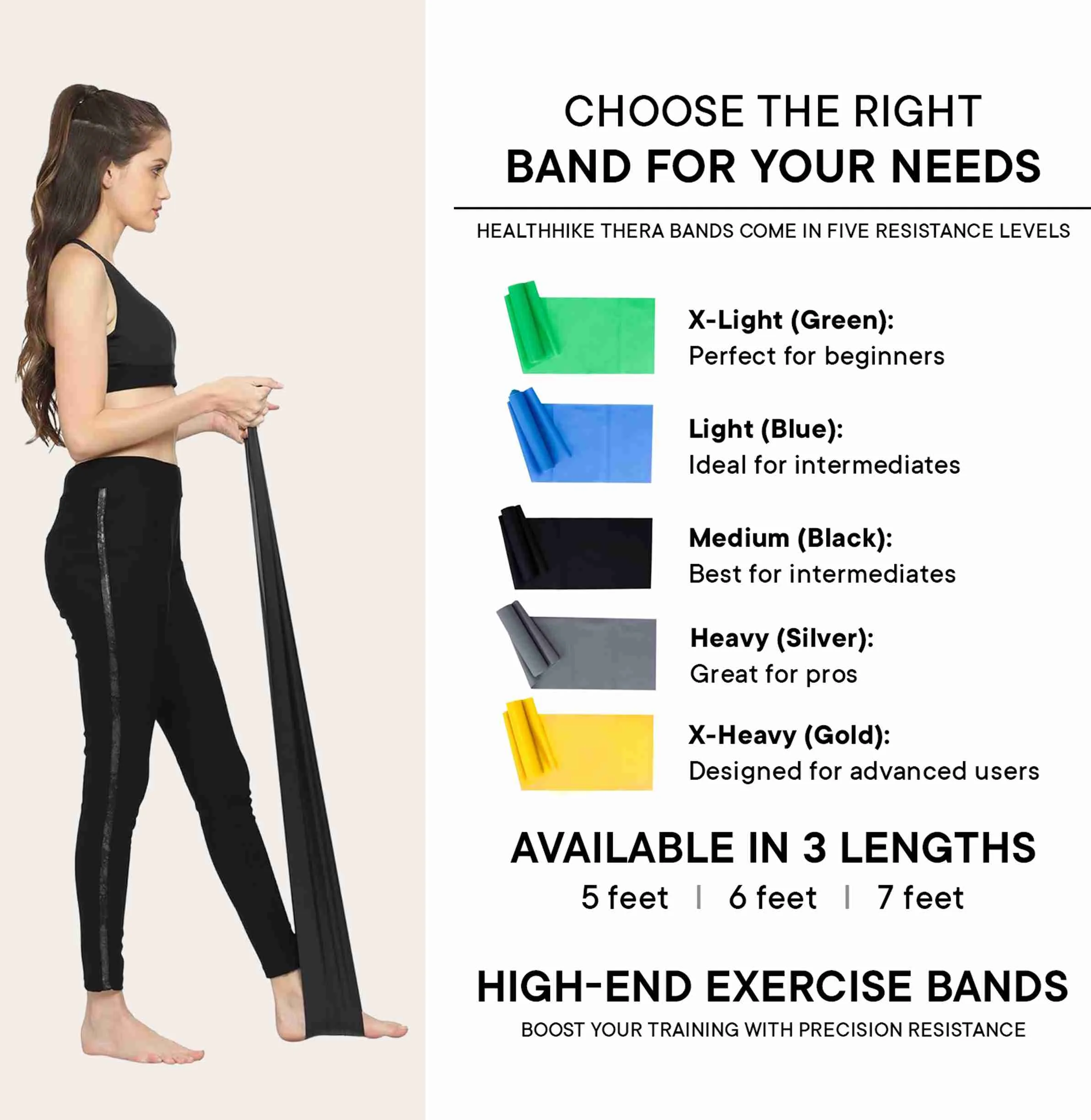 TheraBand resistance yoga band image 3